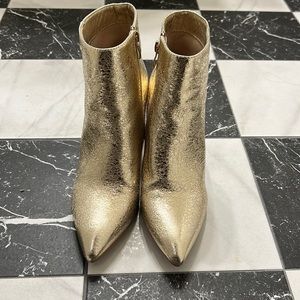 Shushop Gold Booties